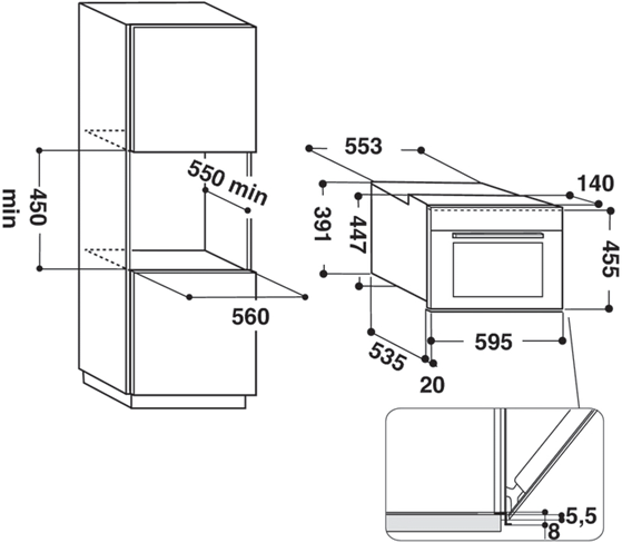 Whirlpool W7 MW461 - Kombiovn