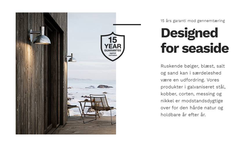 Venø E27 Væglampe, Kobber - Nordlux