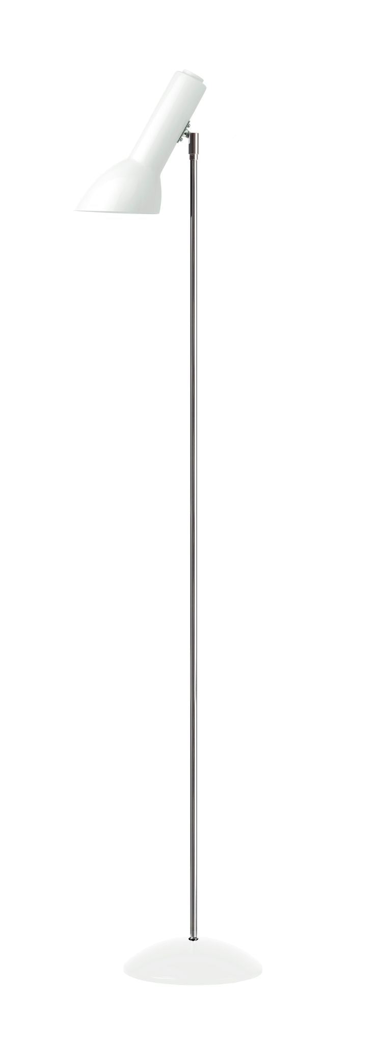 Oblique Blank Hvid/Krom - Gulvlampe