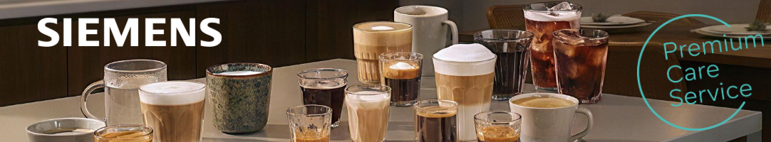 Siemens ExtraKlasse Espressomaskiner inkl. Premium Care Service