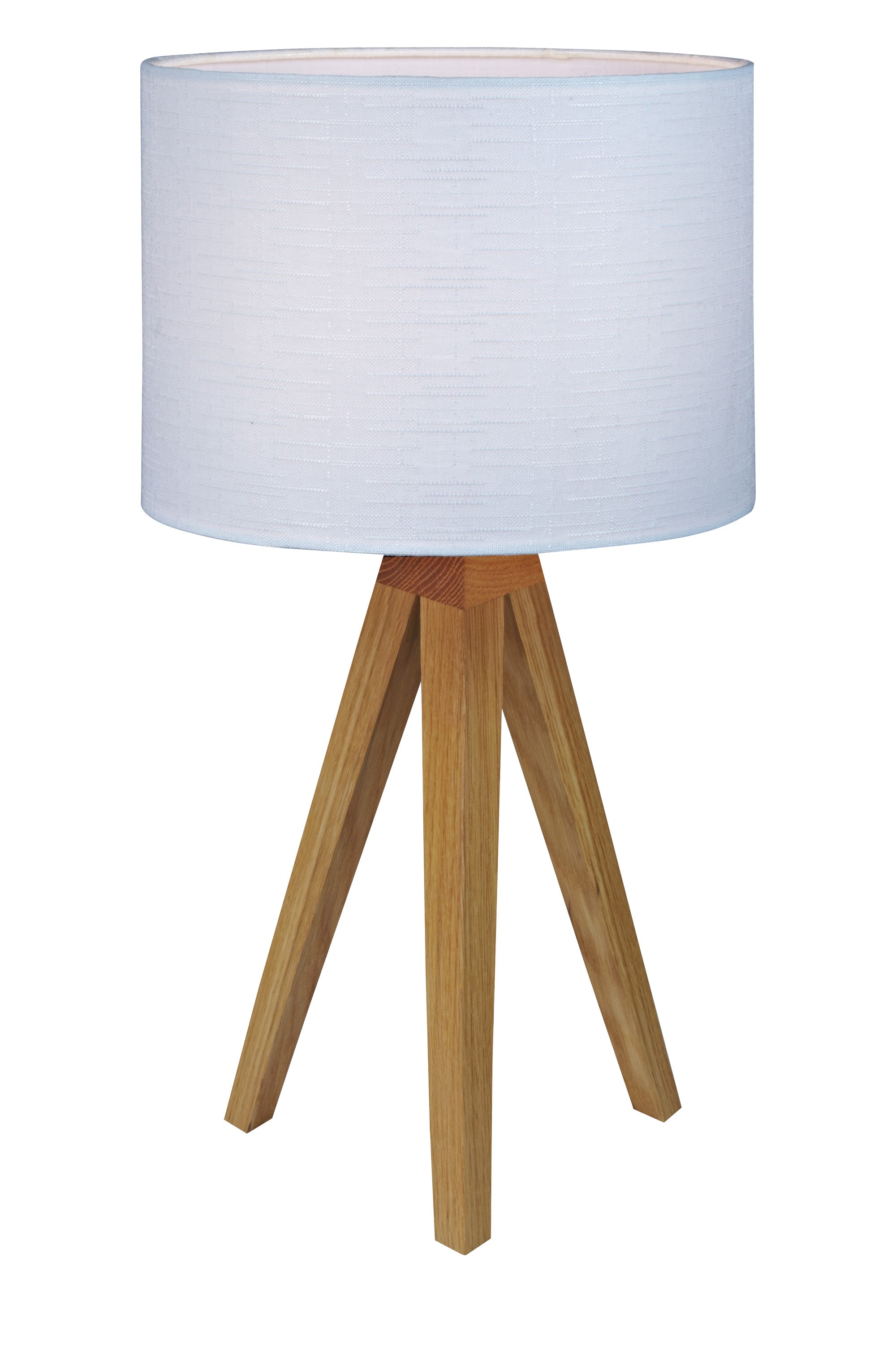 Kullen Bordlampe 1L 22,5cm Træ/Hvid