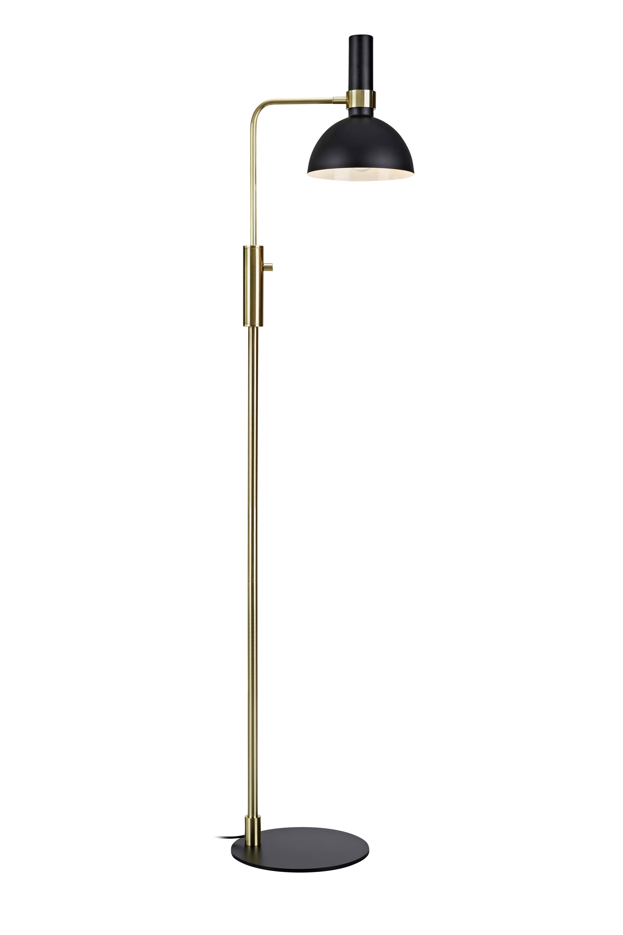 Larry Gulvlampe 1L Sort/Messing