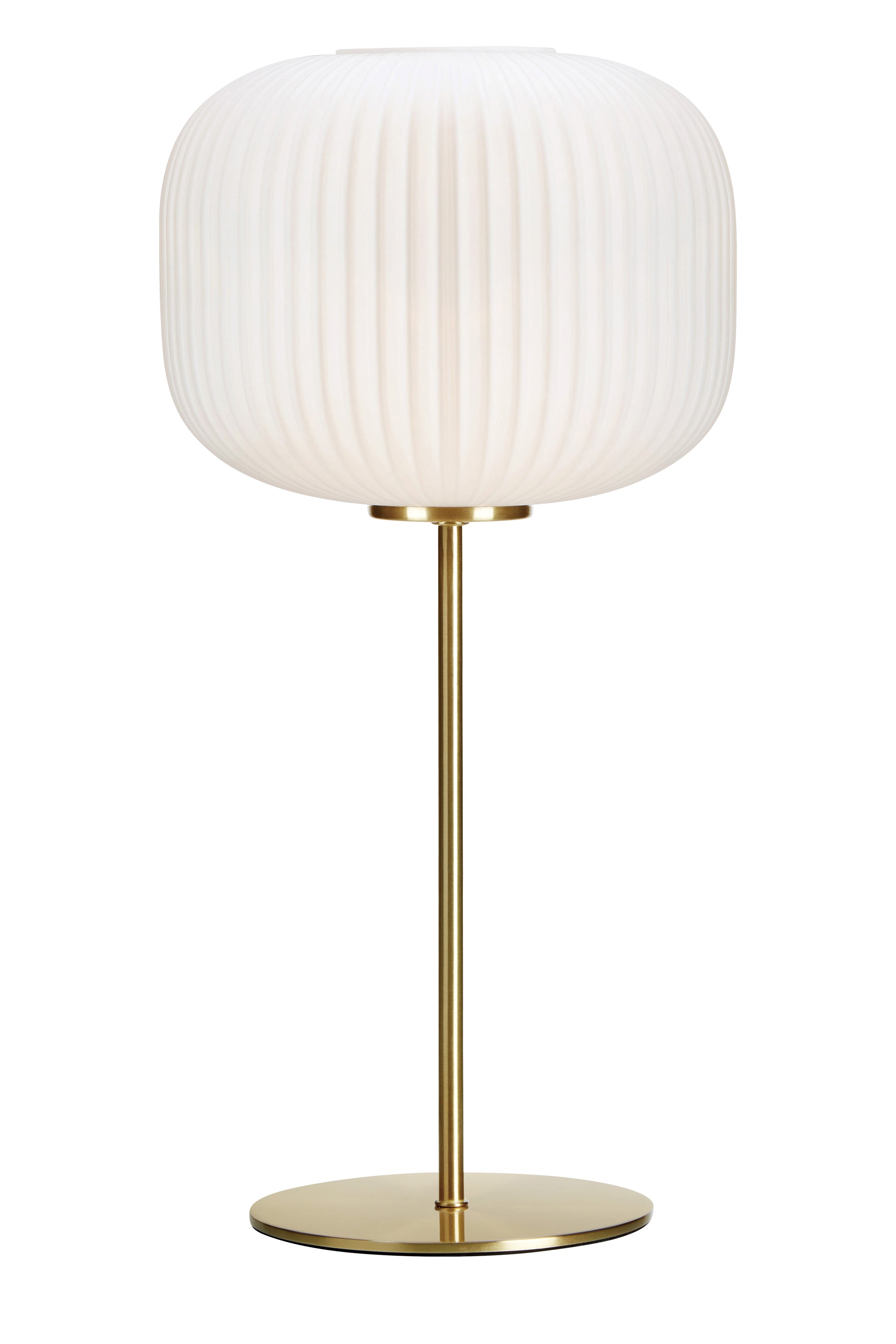 Sober Bordlampe Messing/Hvid 50 cm