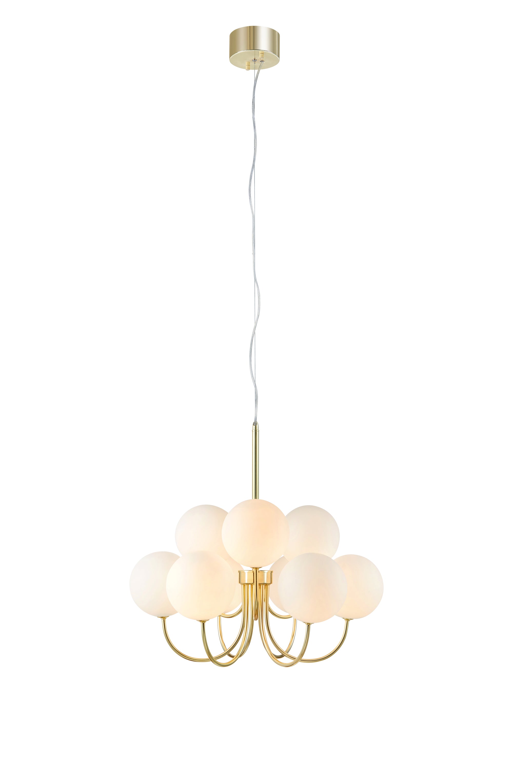 Bianco Pendel 9L Guld/Hvid