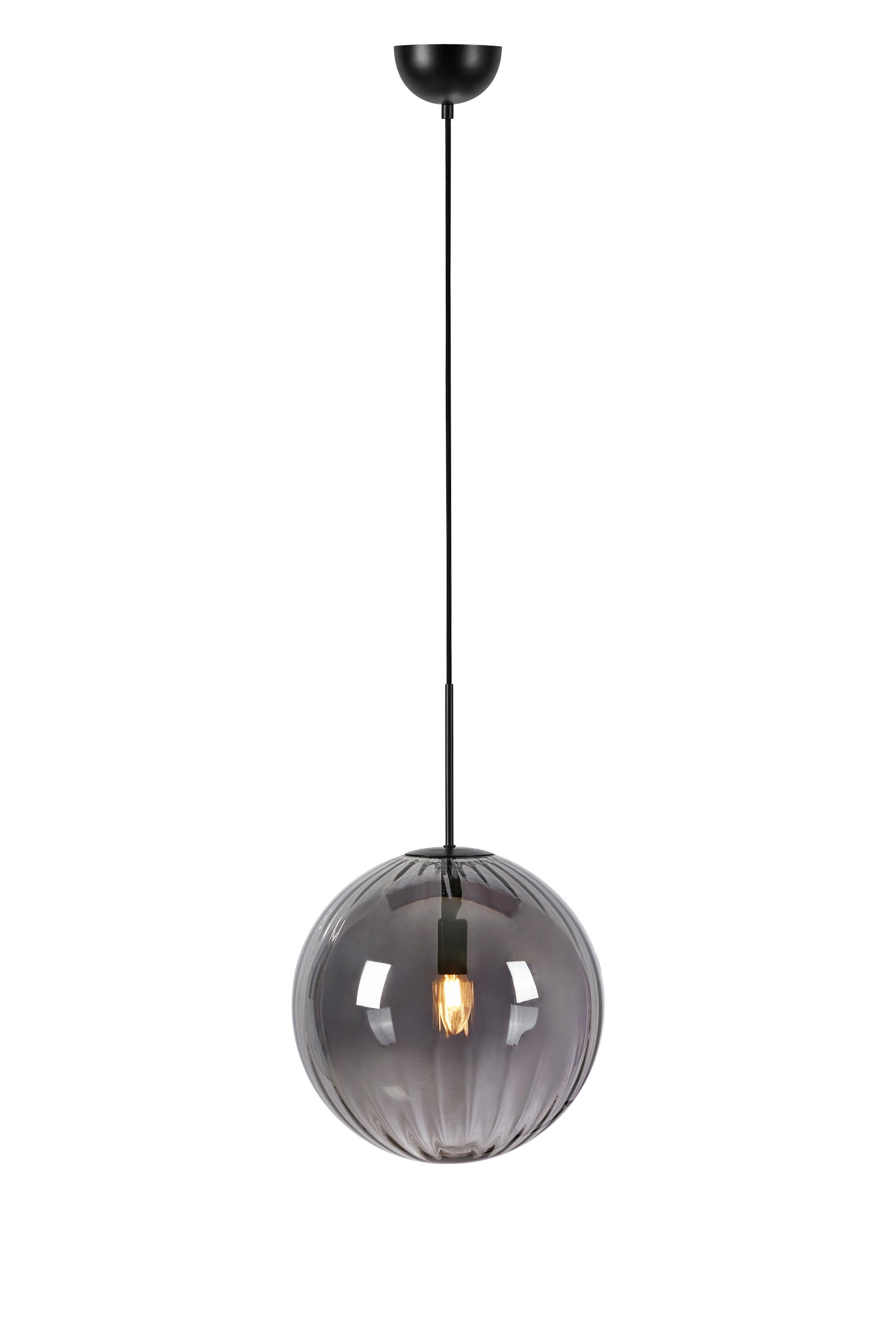Fengari Loftslampe Mat Sort/Røg