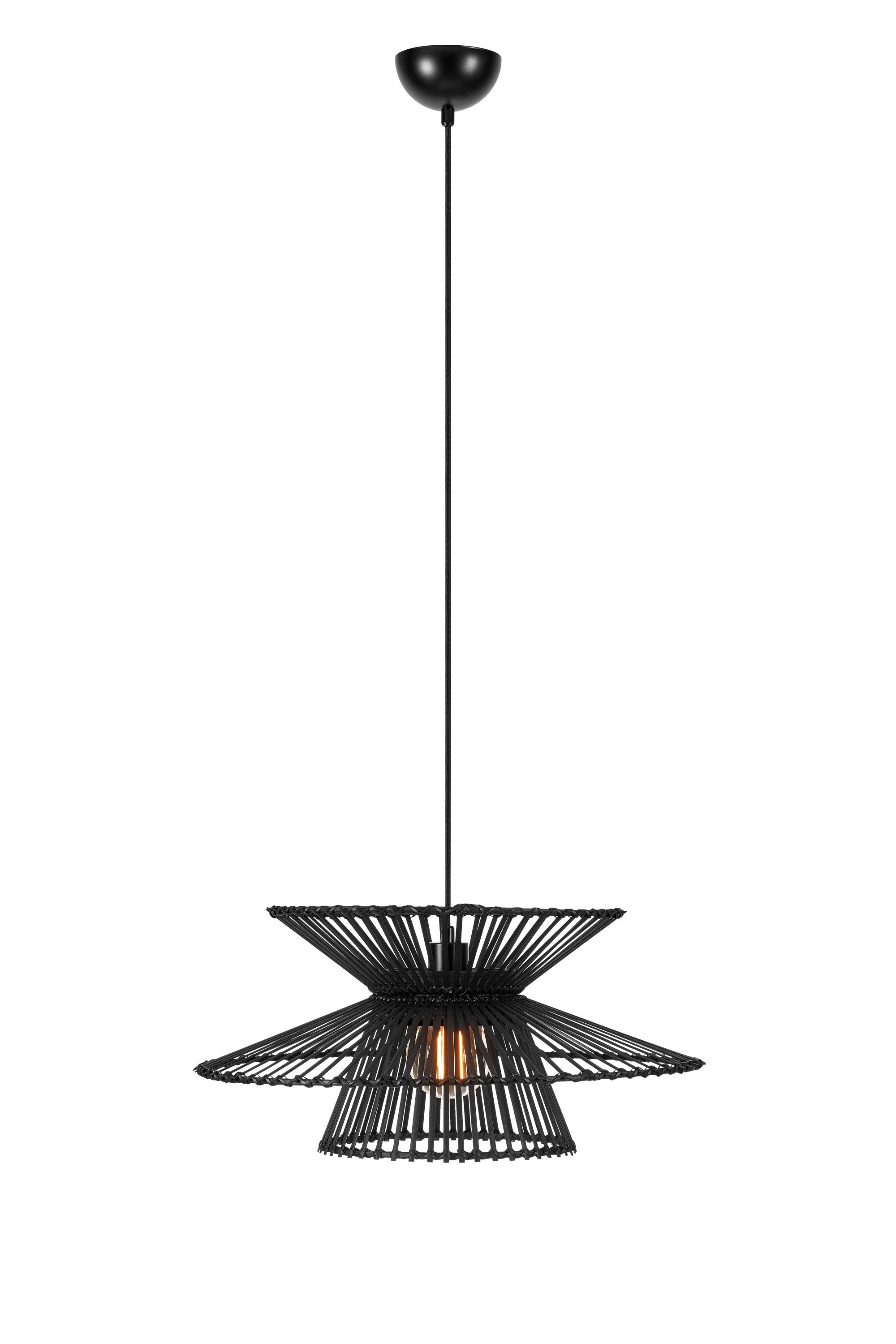 Duplici Loftslampe Sort