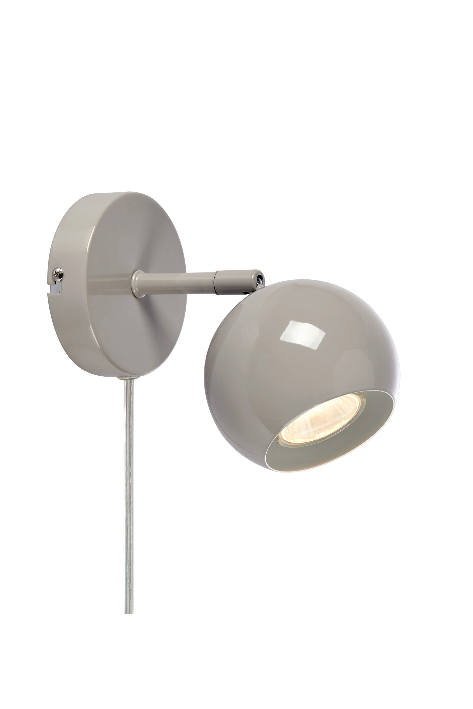 Zoomet ind på den unikke og elegante Pop Væglampe i Grå
