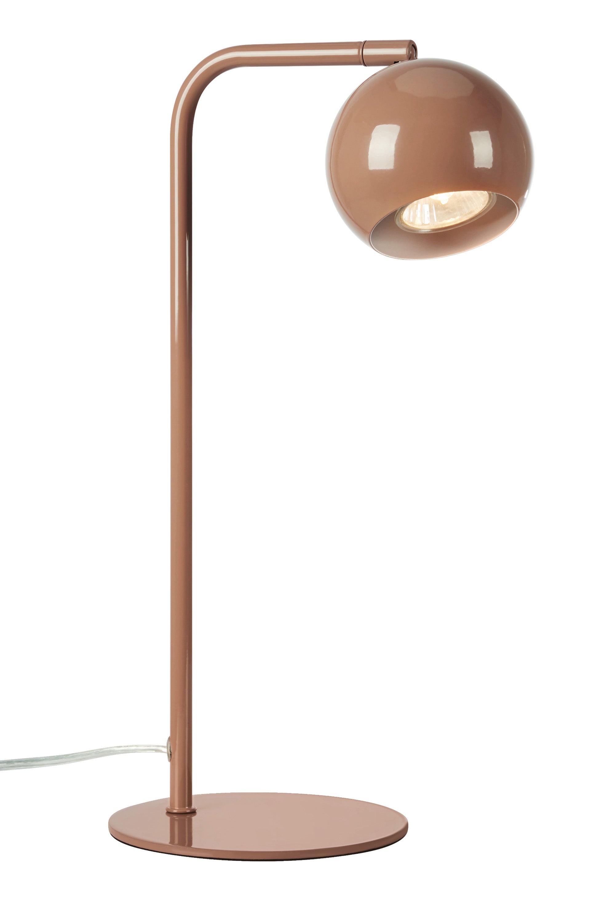 Markslöjd's stilrene og unikke designet Pop Bordlampe i Brun 