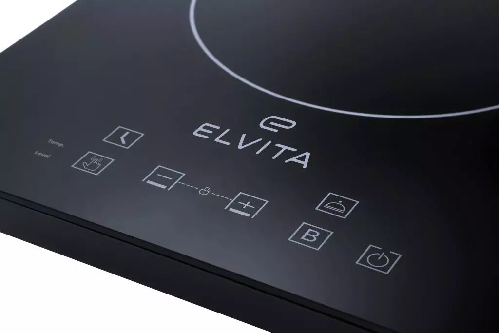 Elvita CIP2121S bærbar enkeltkogeplade kontrolpanel