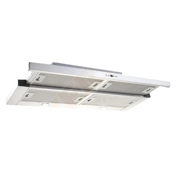 Silverline SL 1152 RF CRYSTAL 90cm skabsintegreret emhætte i stål