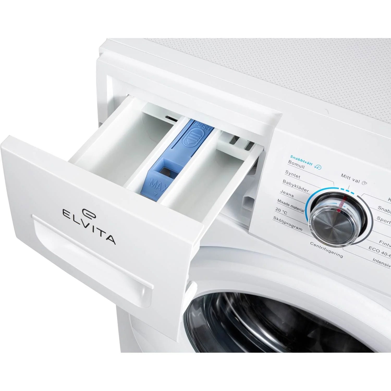 ELVITA CTM5214V Frontbetjent Vaskemaskine sæbemodul