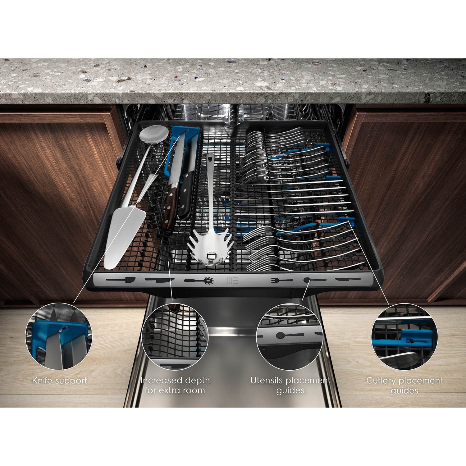 Electrolux EEG68500WK Opvaskemaskine til integrering