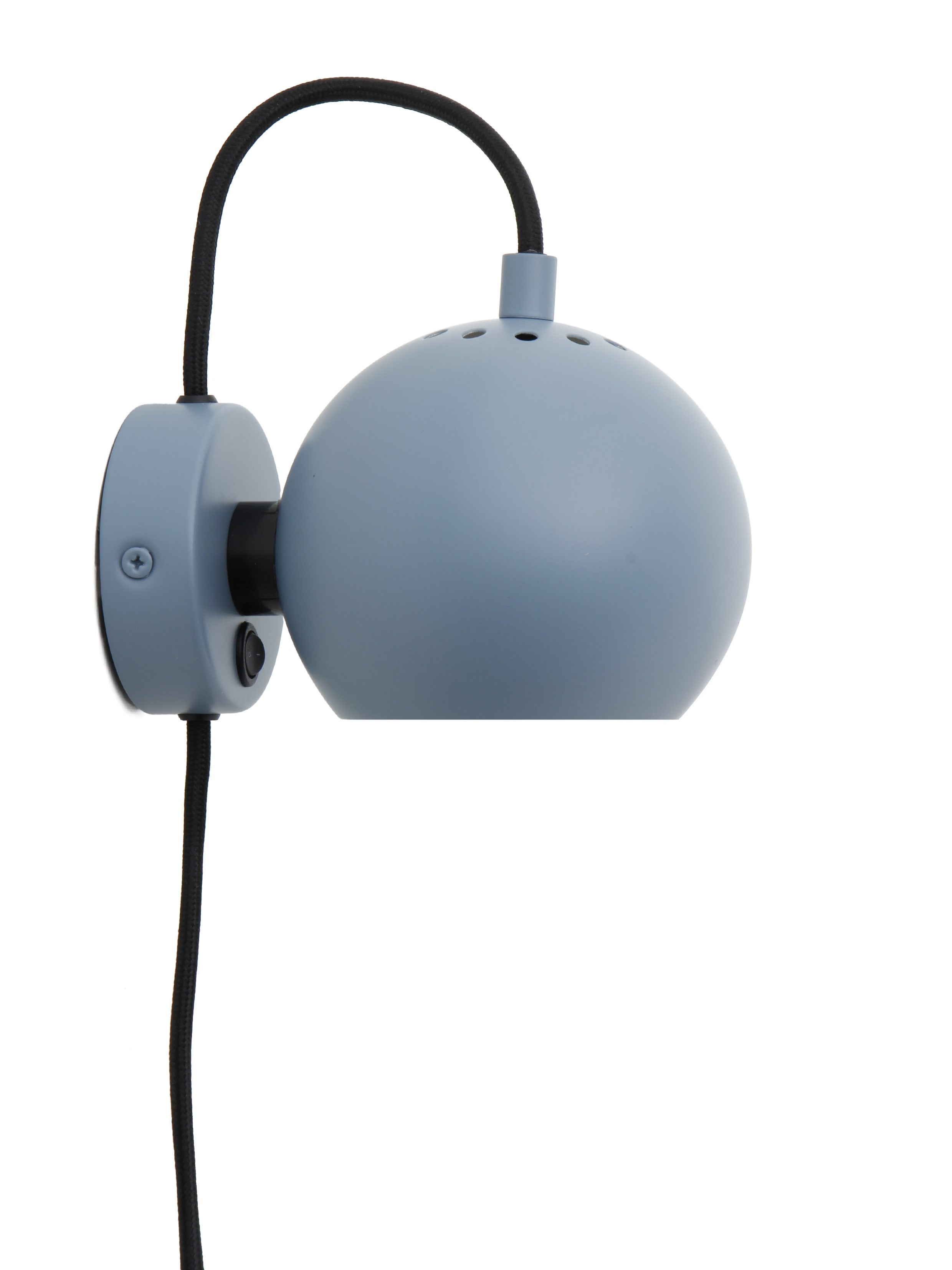 Frandsen Ball Ø12 E14 24W Matt Citadel Blue Væglampe