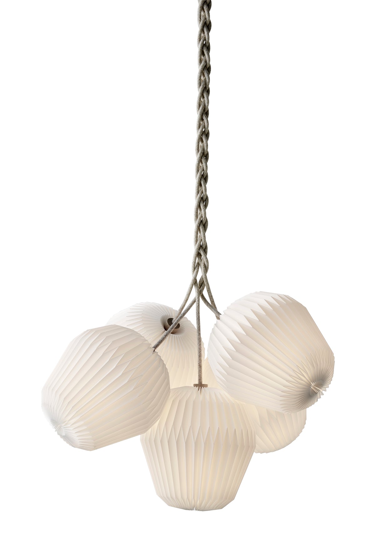 LE KLINT 130 Bouquet 5 5 x E14 Ø55 Medium Pendel m. 5 Papirskærme