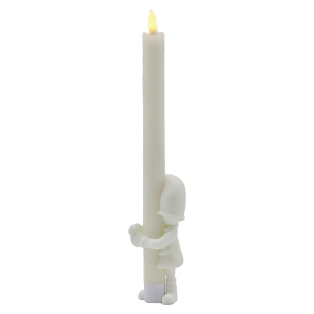 Tinka nisse med kronelys 28,5 cm