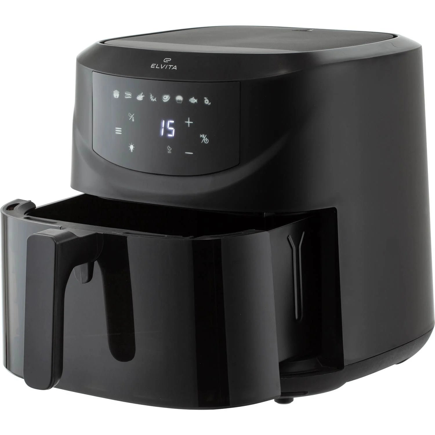 Elvita CLF6760S Airfryer med åben skuffe