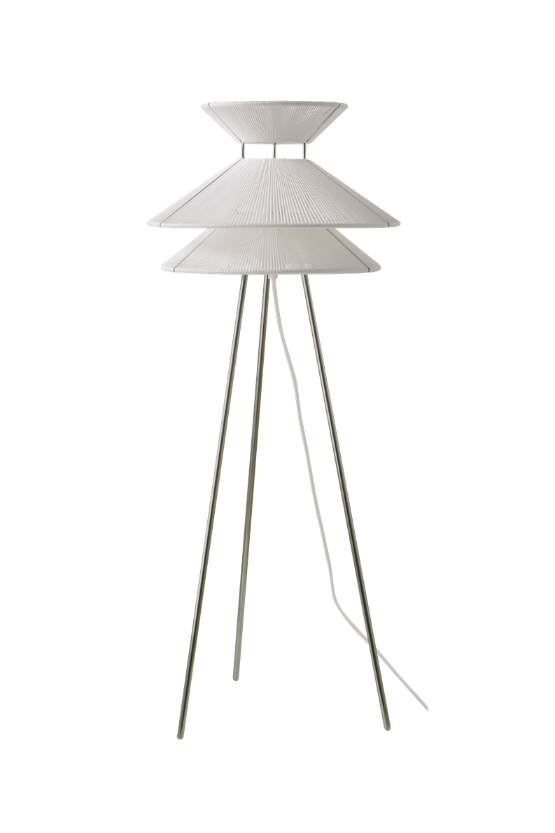 Kiku Gulvlampe Hvid