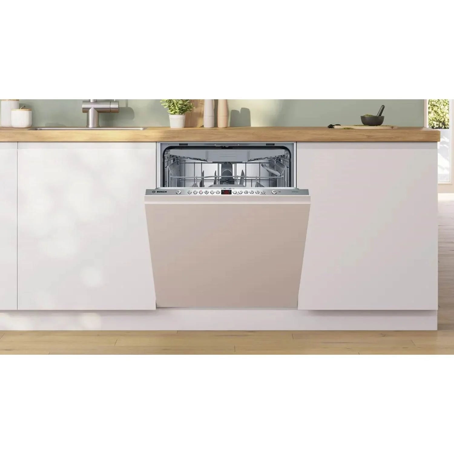 Bosch SMV46KX12E åben i køkkenet