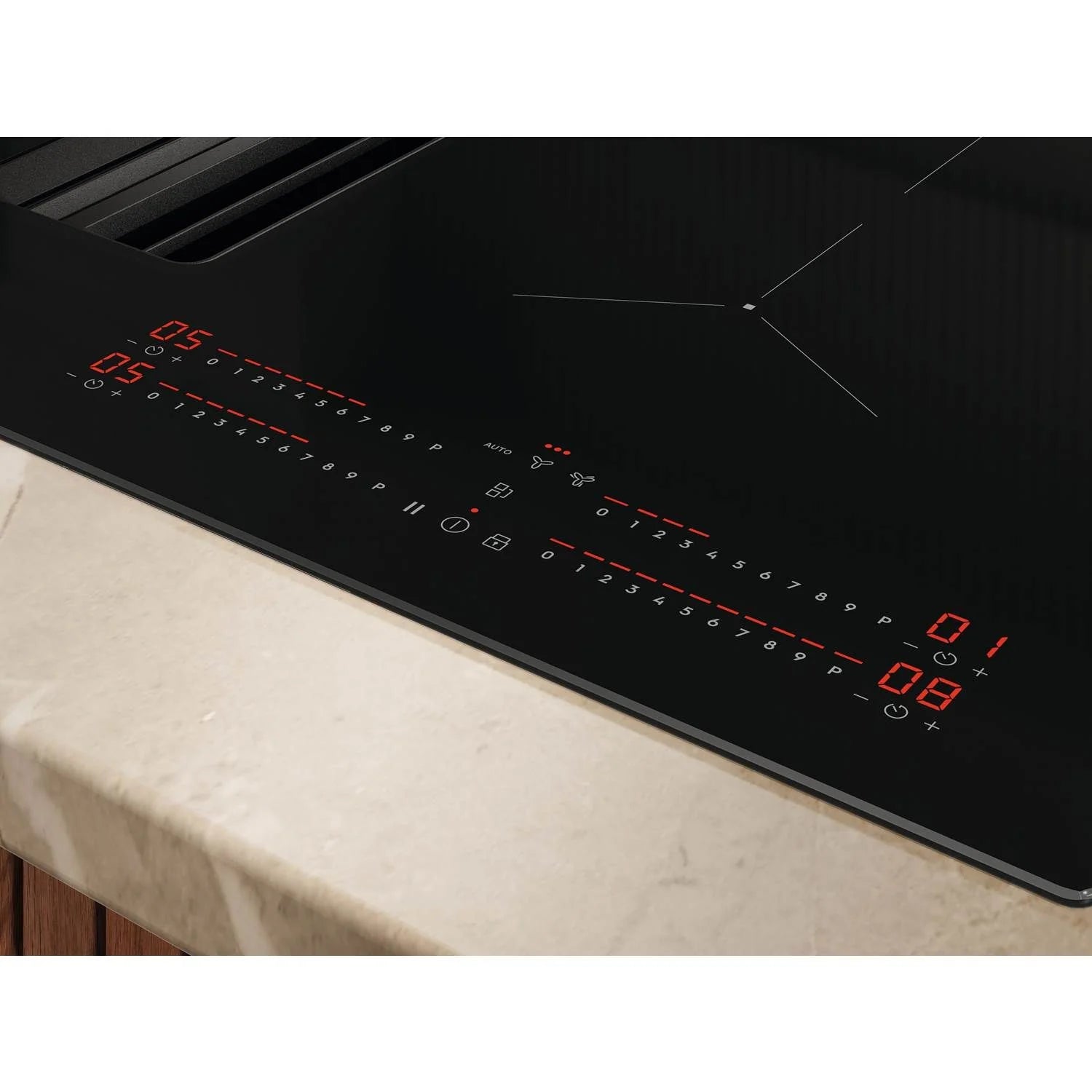 Electrolux XHH608BC Induktionskogeplade kontrolpanel