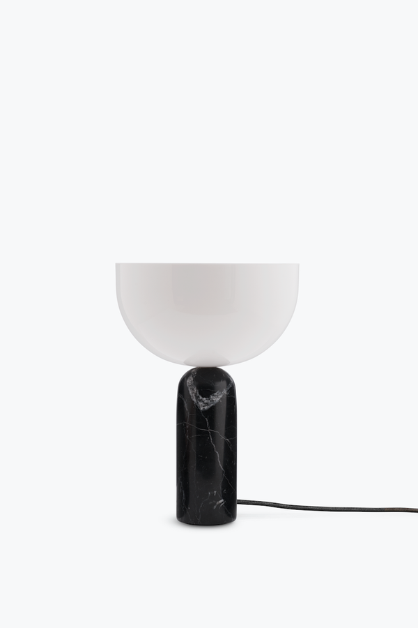Kizu Ø25 bordlampe sort marmor