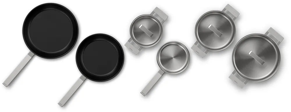 Zoomet helt ind på Siemens HZ9SE060 Grydesæt 6 stk oppefra