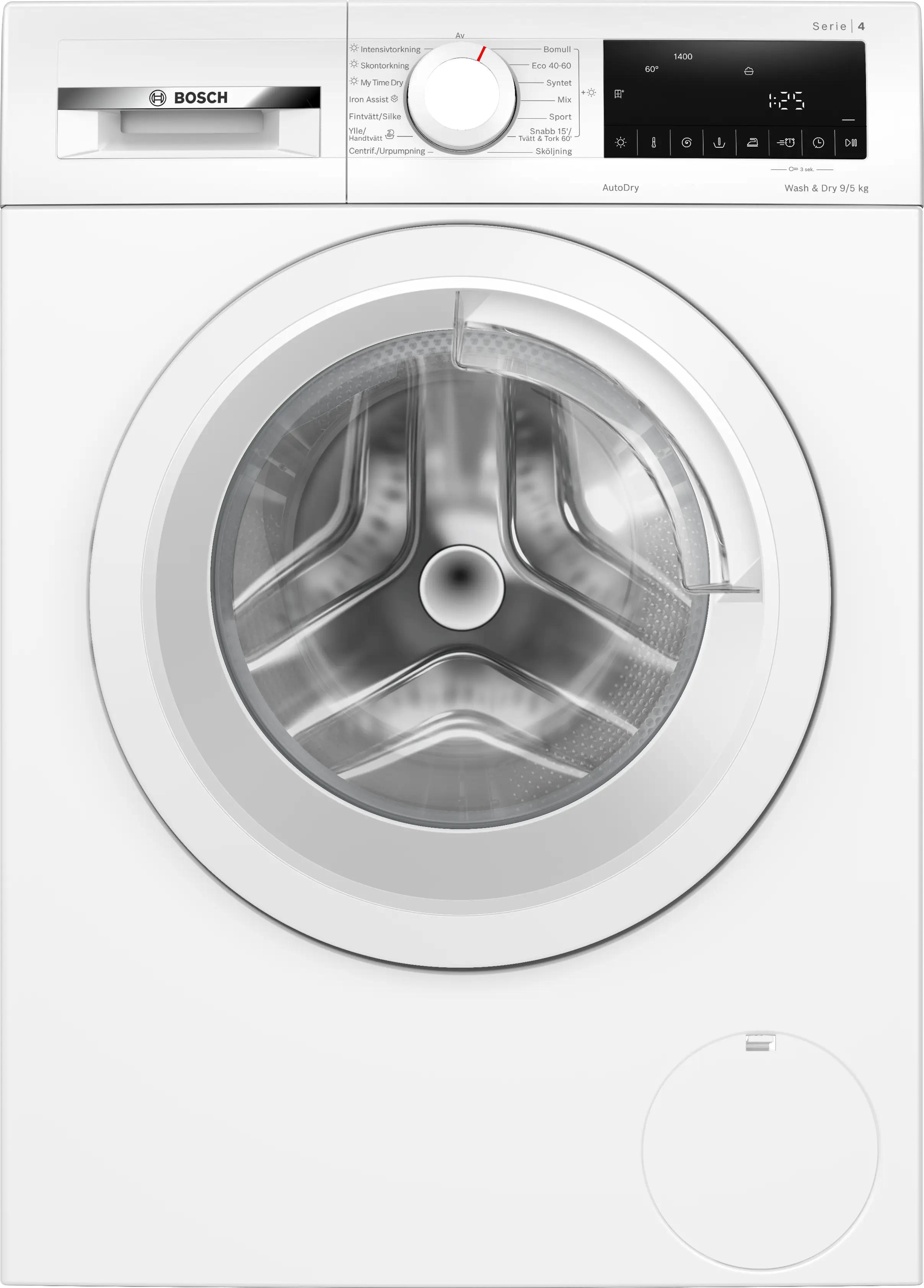 Bosch WNA144VLSN vaske-tørremaskine 9/5 kg