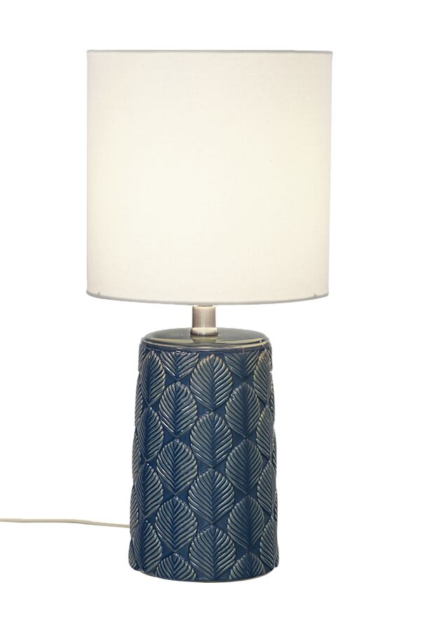 Zoomet helt ind på den unikke designet Bodil Bordlampe i Blå