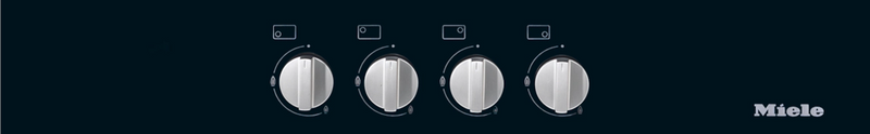 Miele KM 3010 G - Gaskogeplade