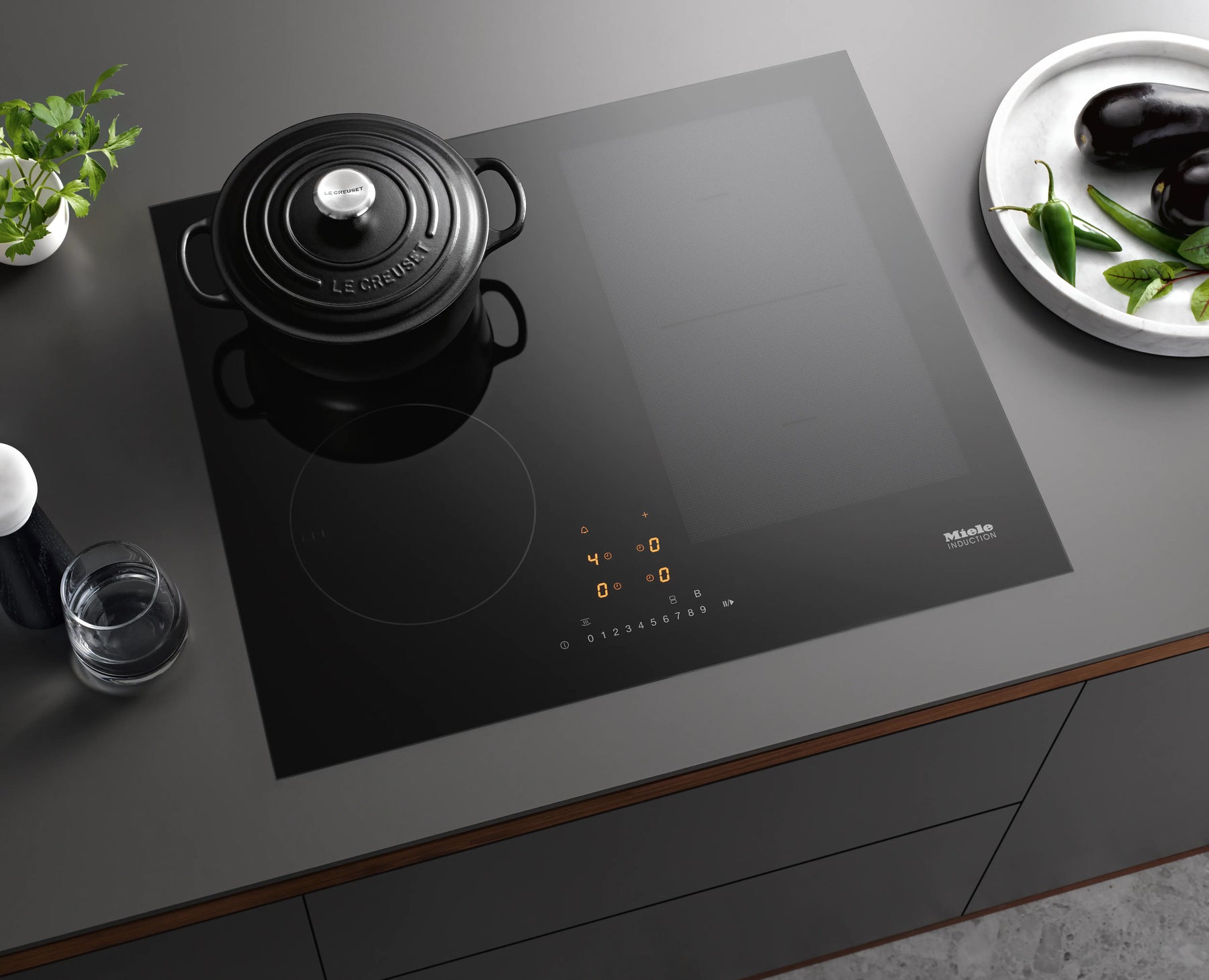 Miele Kogeplade KM 7466 FL 125 Edition (Sort) billede 7