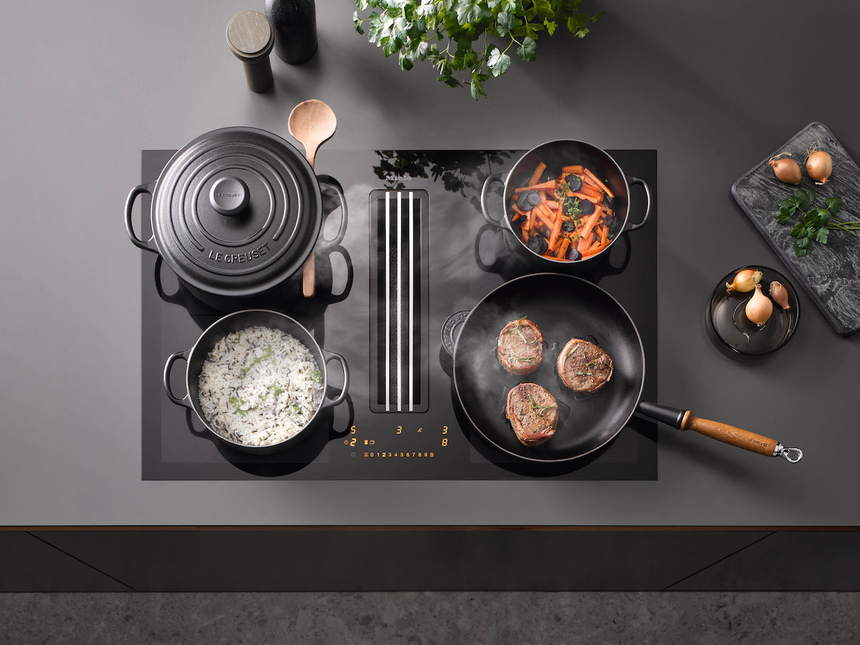 Miele KMDA 7476 FL DFS - Induktionskogeplade med emhætte