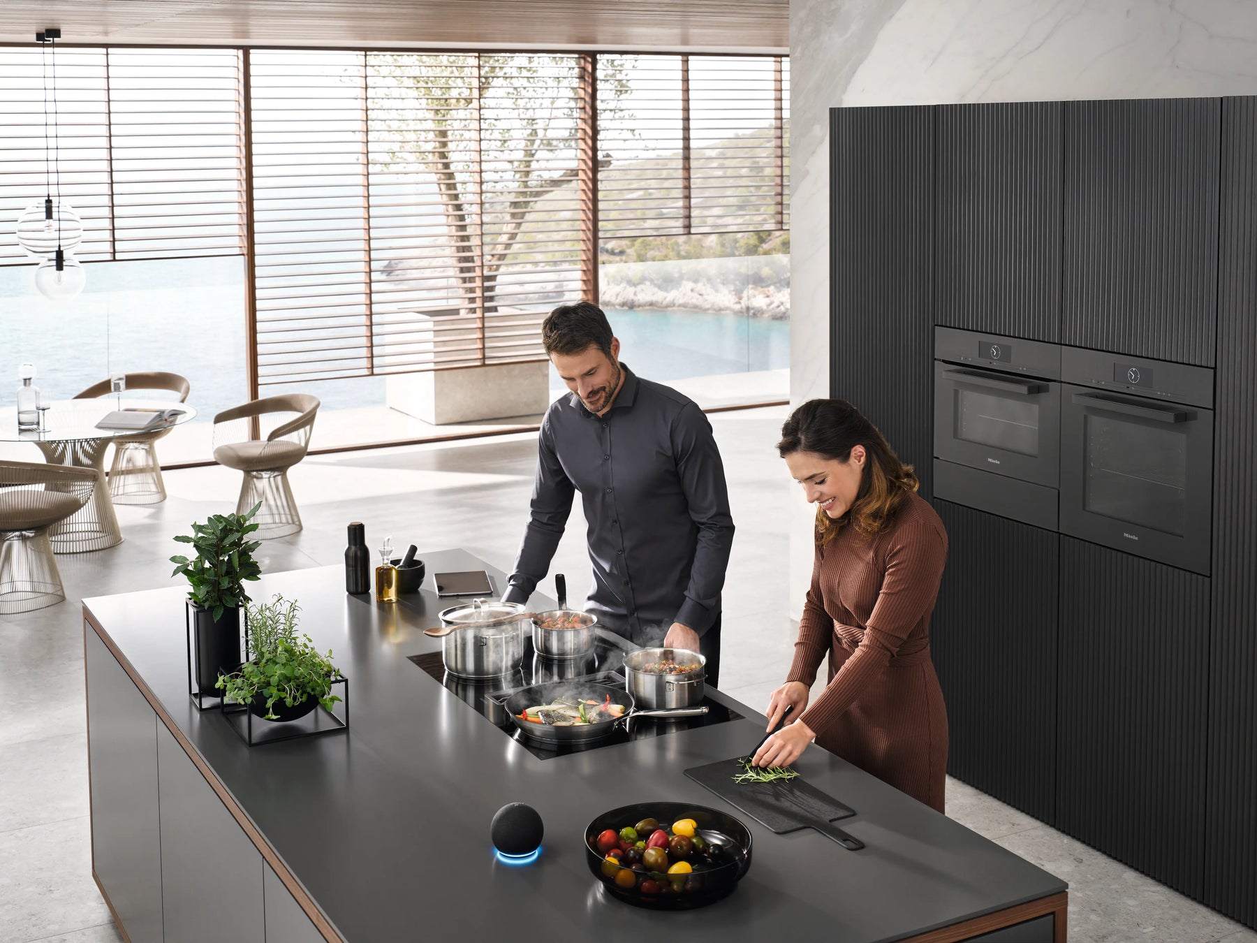 Miele KMDA 7272 FL-A DFS - Induktionskogeplade med emhætte billede 9
