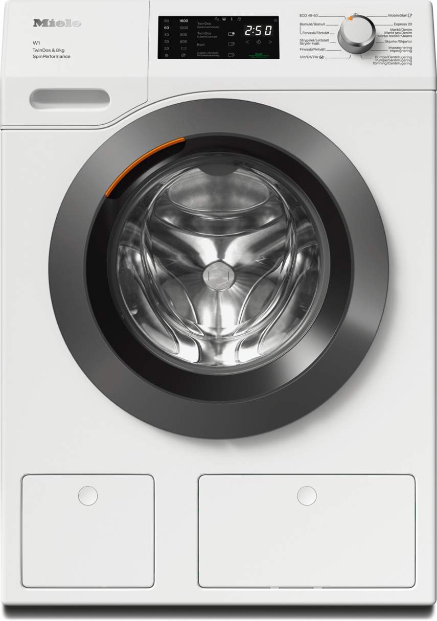 God Miele vaskemaskine med 1600 omdrejninger pr. min. WWV980 WPS