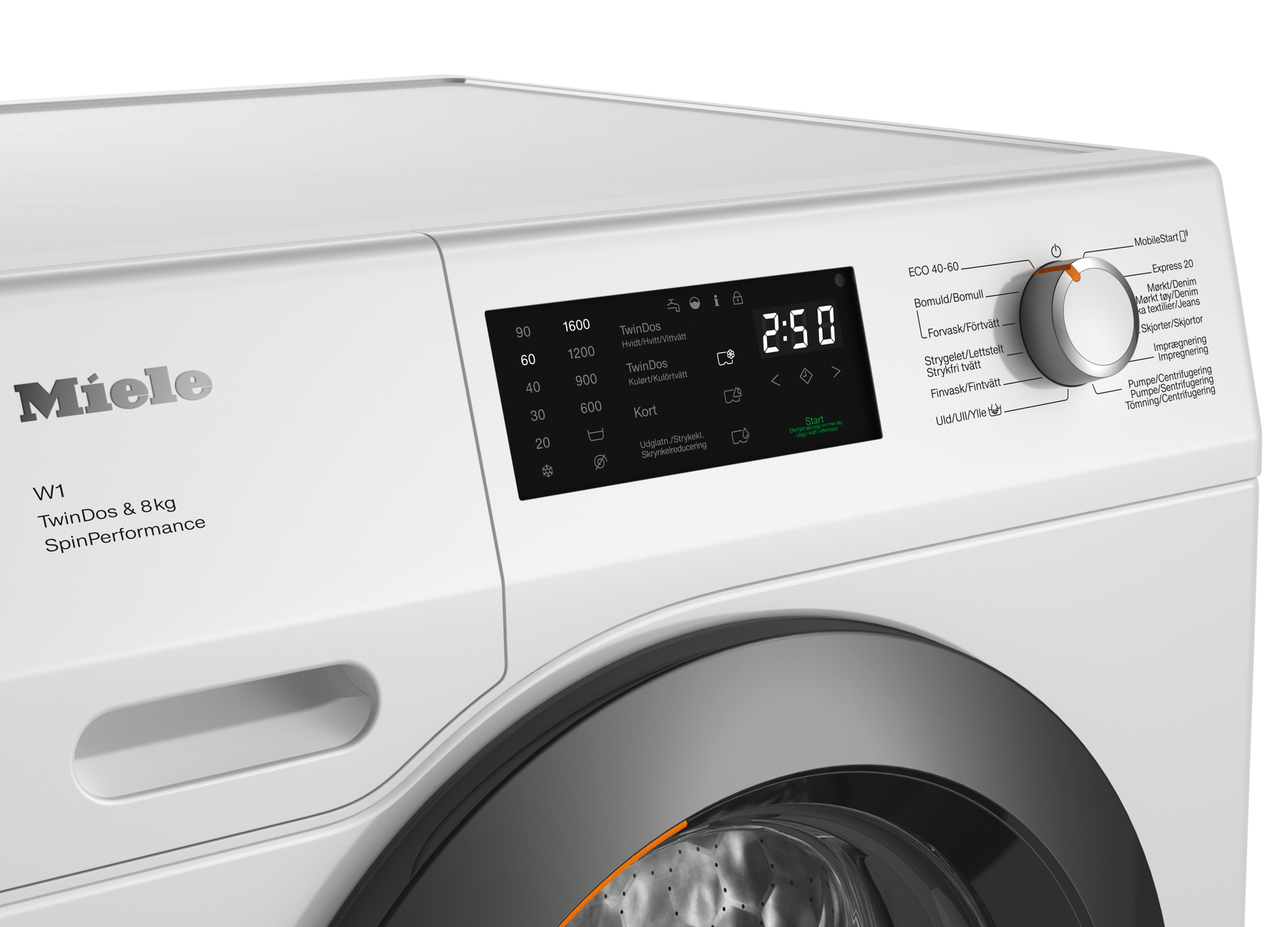 Miele Vaskemaskine WCF 674 WCS NDS LW TDos - 2+2 Års garanti billede 8
