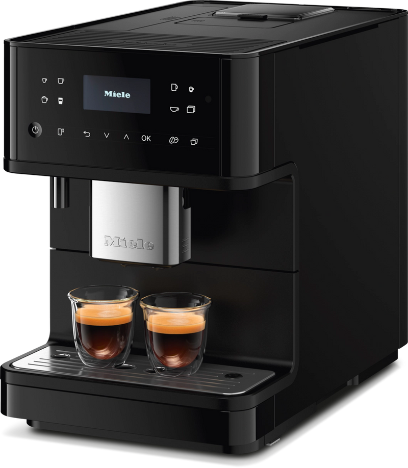 Miele CM 6560 NER Obsidiansort PearlFinish MilkPerfection Espressomaskine