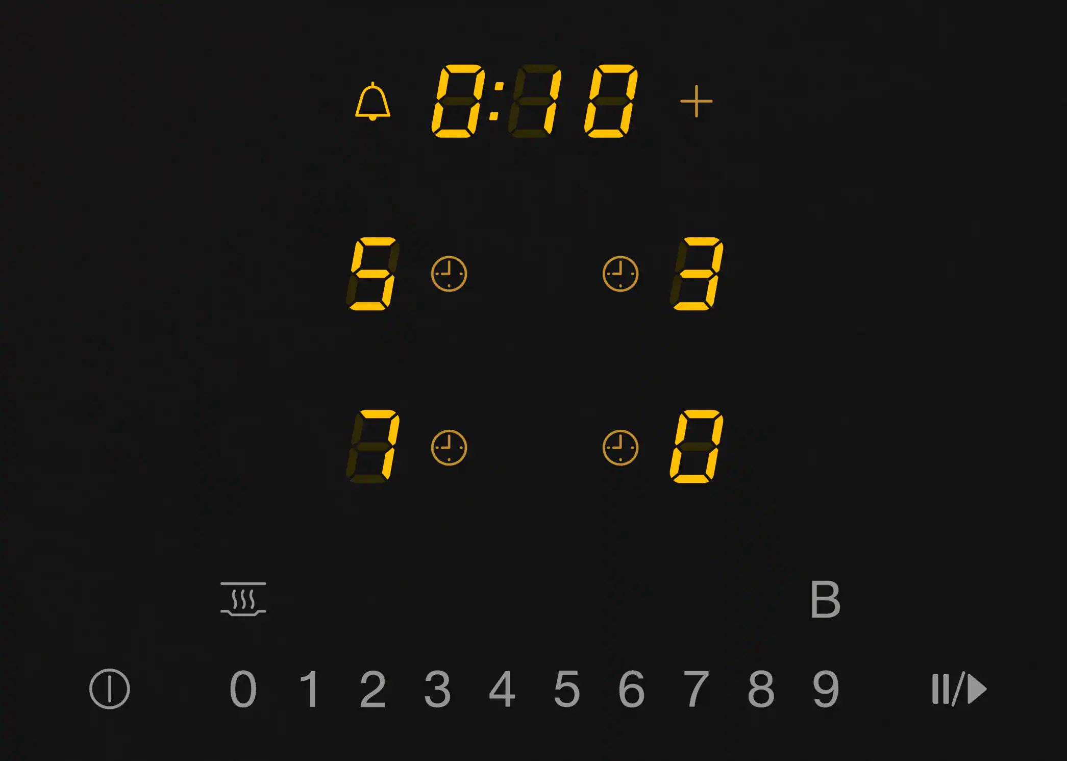 Sæt timer og zone med Miele KM 7361 Con@ctivity