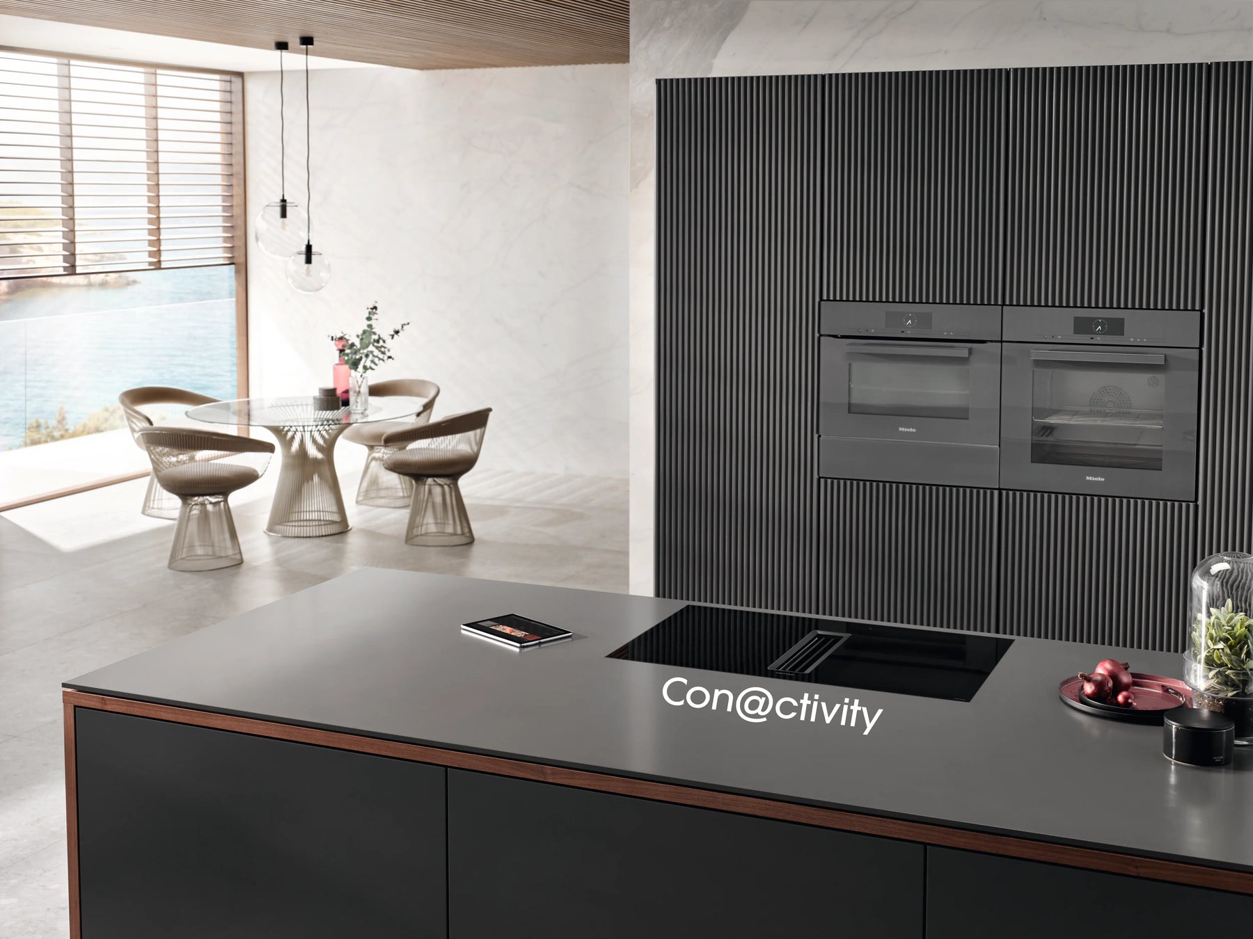 Miele 7676 FL-A BlackPerfection Induktionskogeplade med indbygget emhætte billede 9
