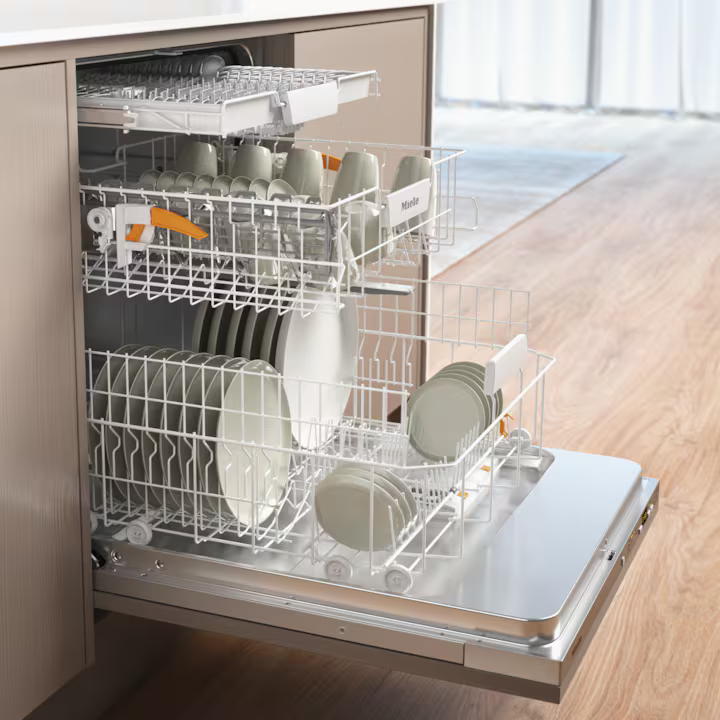 Zoomet ind på kurvene i Miele G 5651 SCVi Active fuldintegrerbar opvaskemaskine