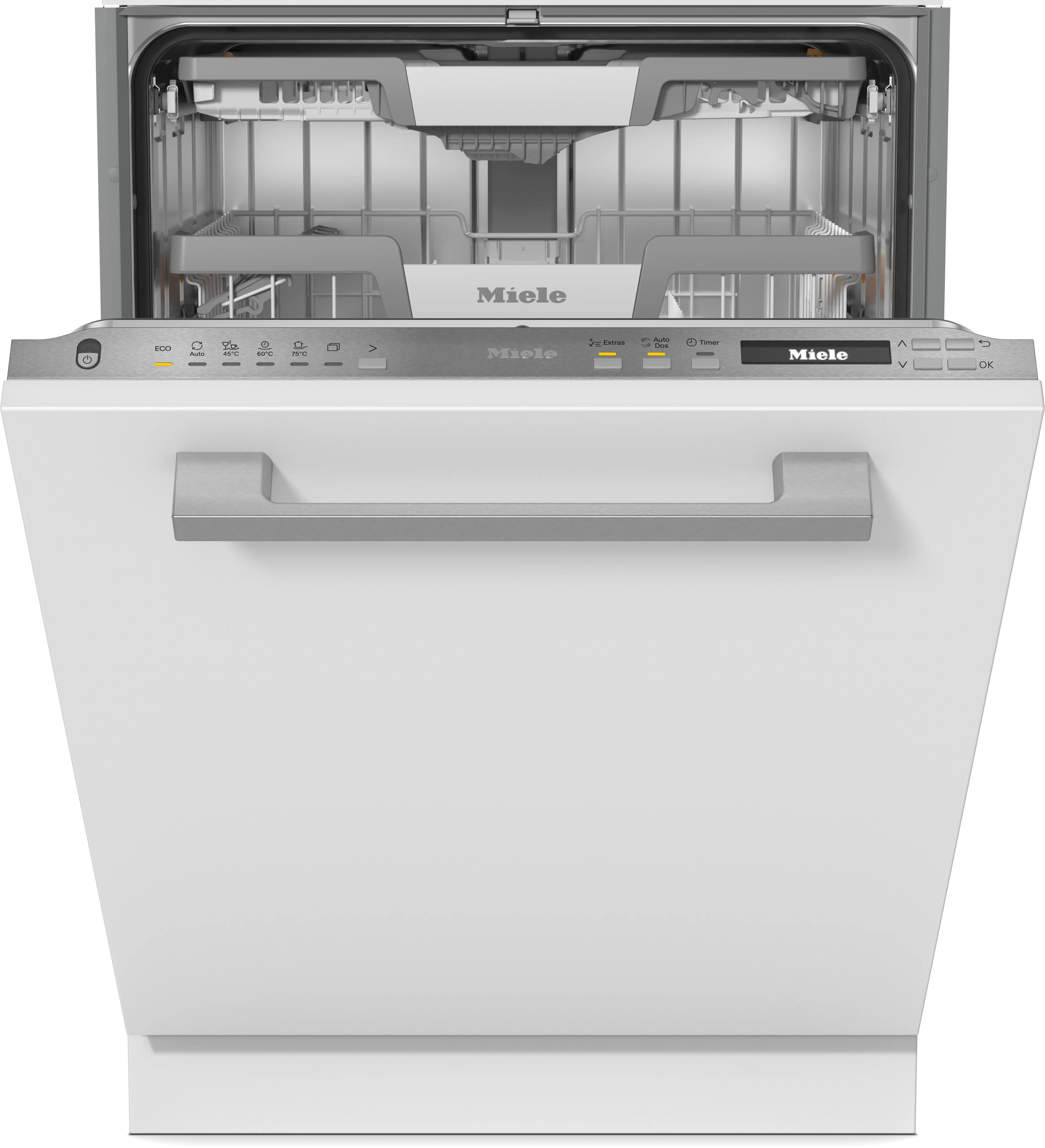 Miele G 7185 SCVi XXL AutoDos Rustfrit Stål integrerbar opvaskemaskine