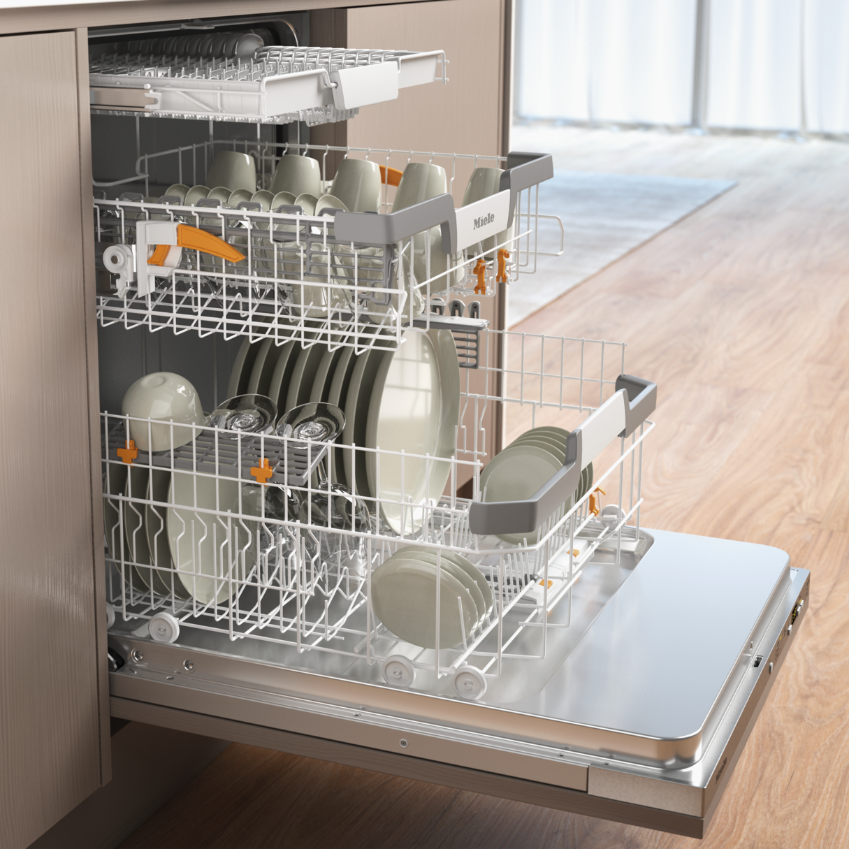 Få mere plads med Miele G 5168 ExtraComfort-kurven