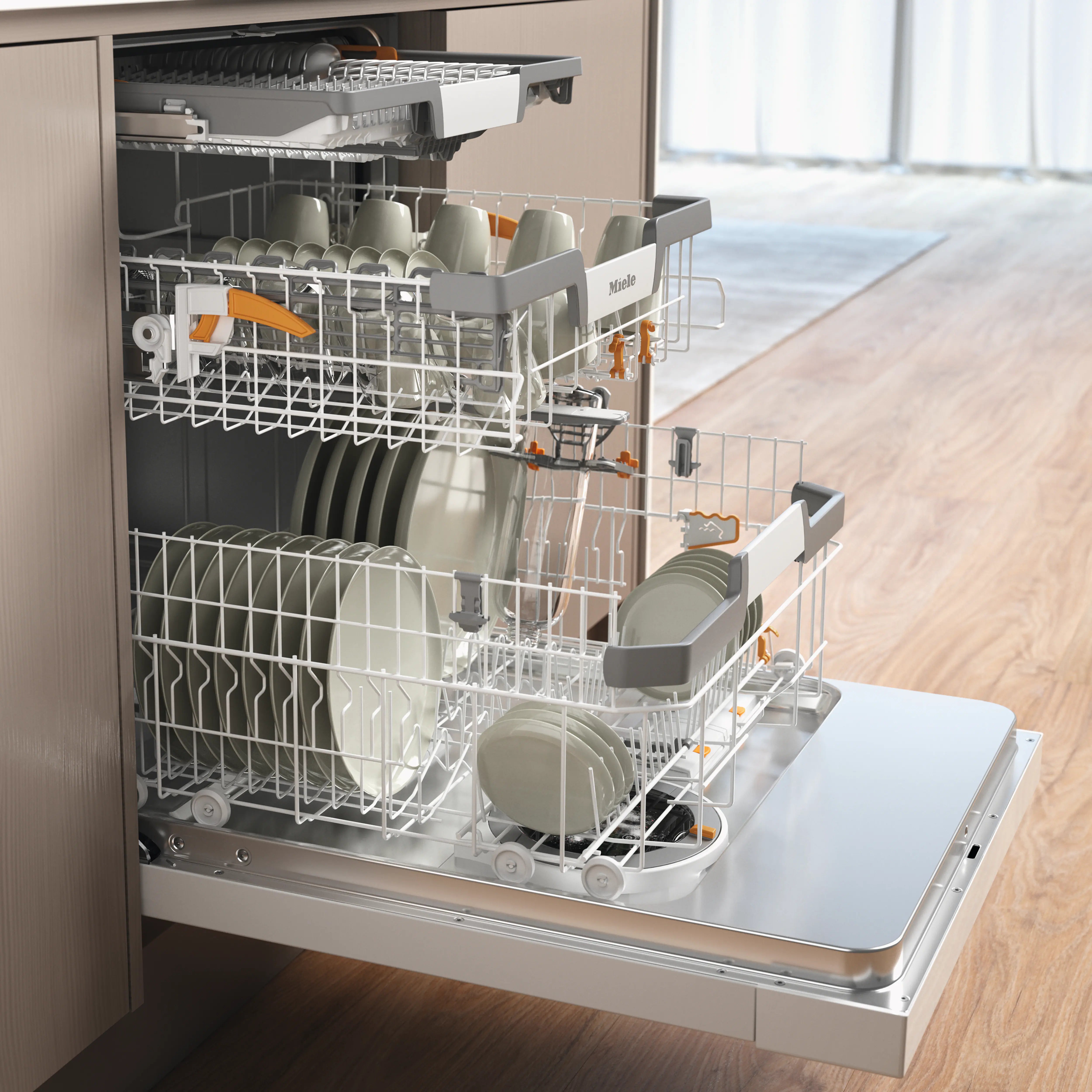Pladsspil og -mangel er et fortidsproblem, der er løst med Miele G7605s innovative MultiFlex