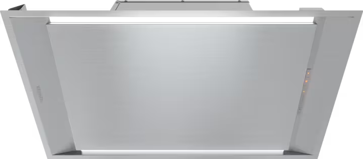 Miele DAC 2940 Stella rustfrit stål loftsintegreret emhætte med tændt lys