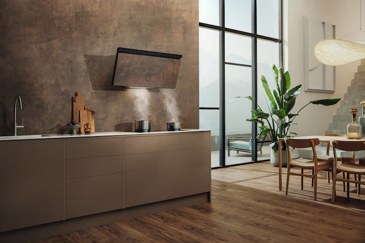 Miele DAH 4970 Sienna Patina bronze vægmonteret emhætte i køkken