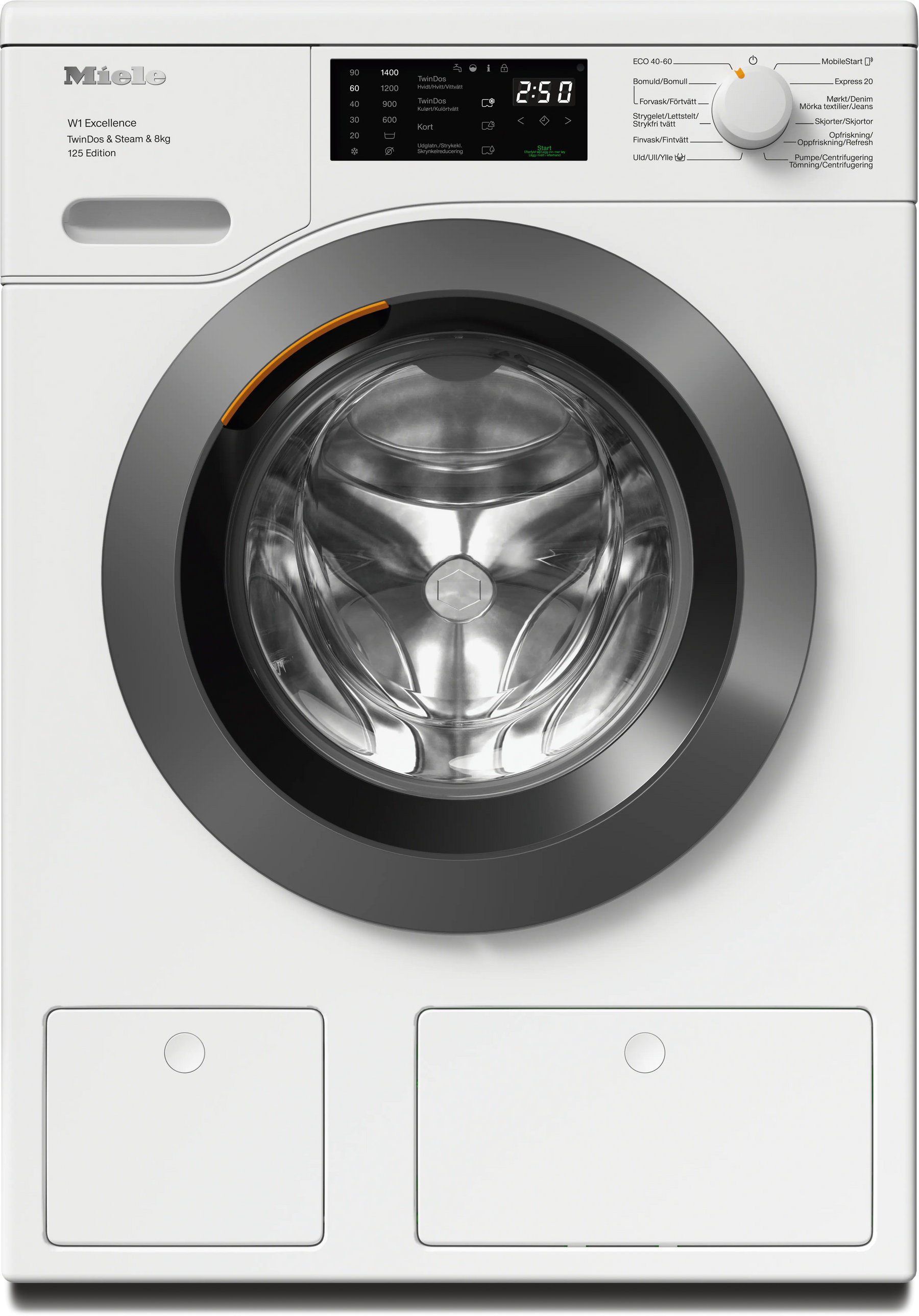 Miele WEB685WCS frontbetjent vaskemaskine billede 6