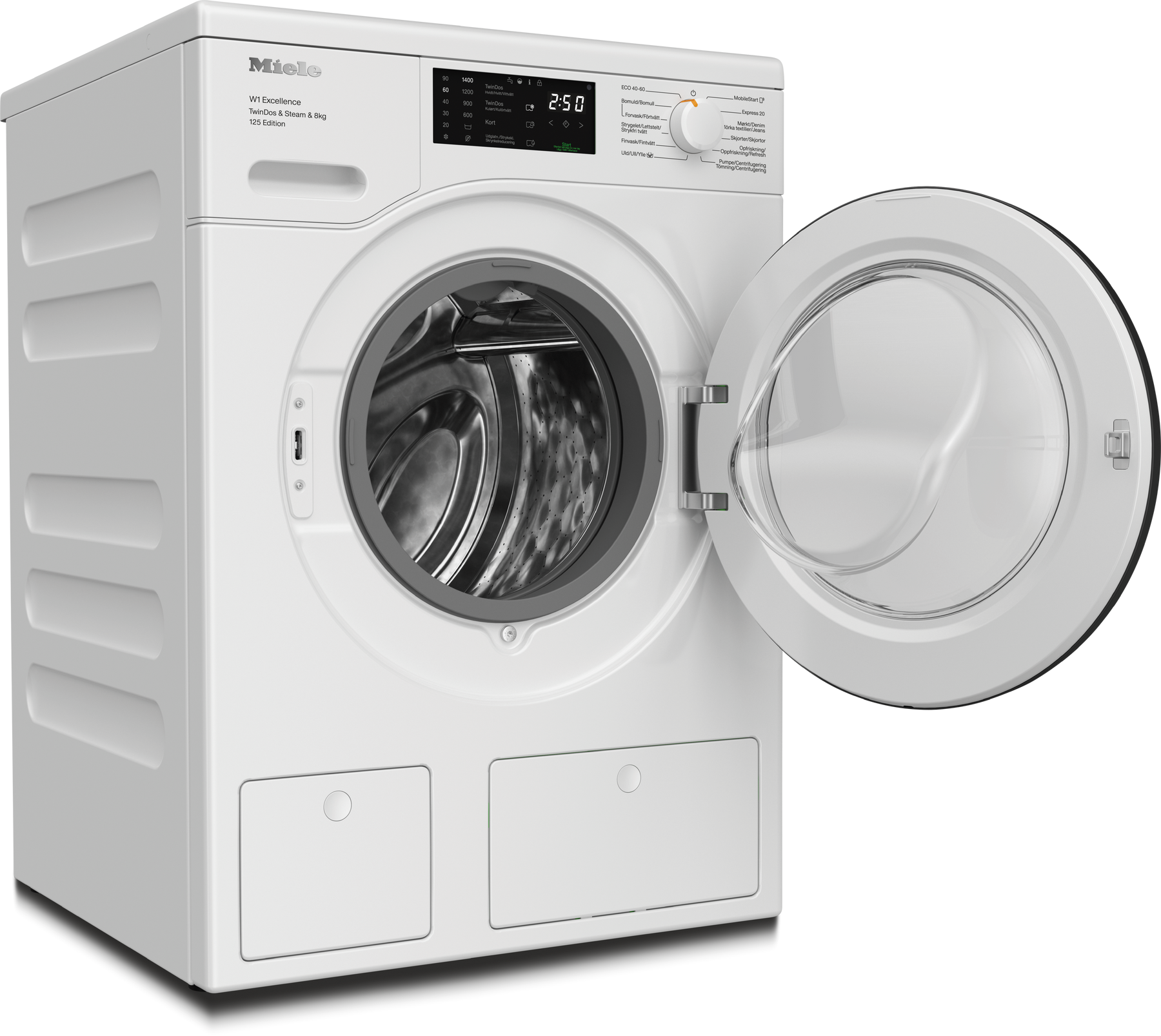 Miele WEB685WCS frontbetjent vaskemaskine billede 7