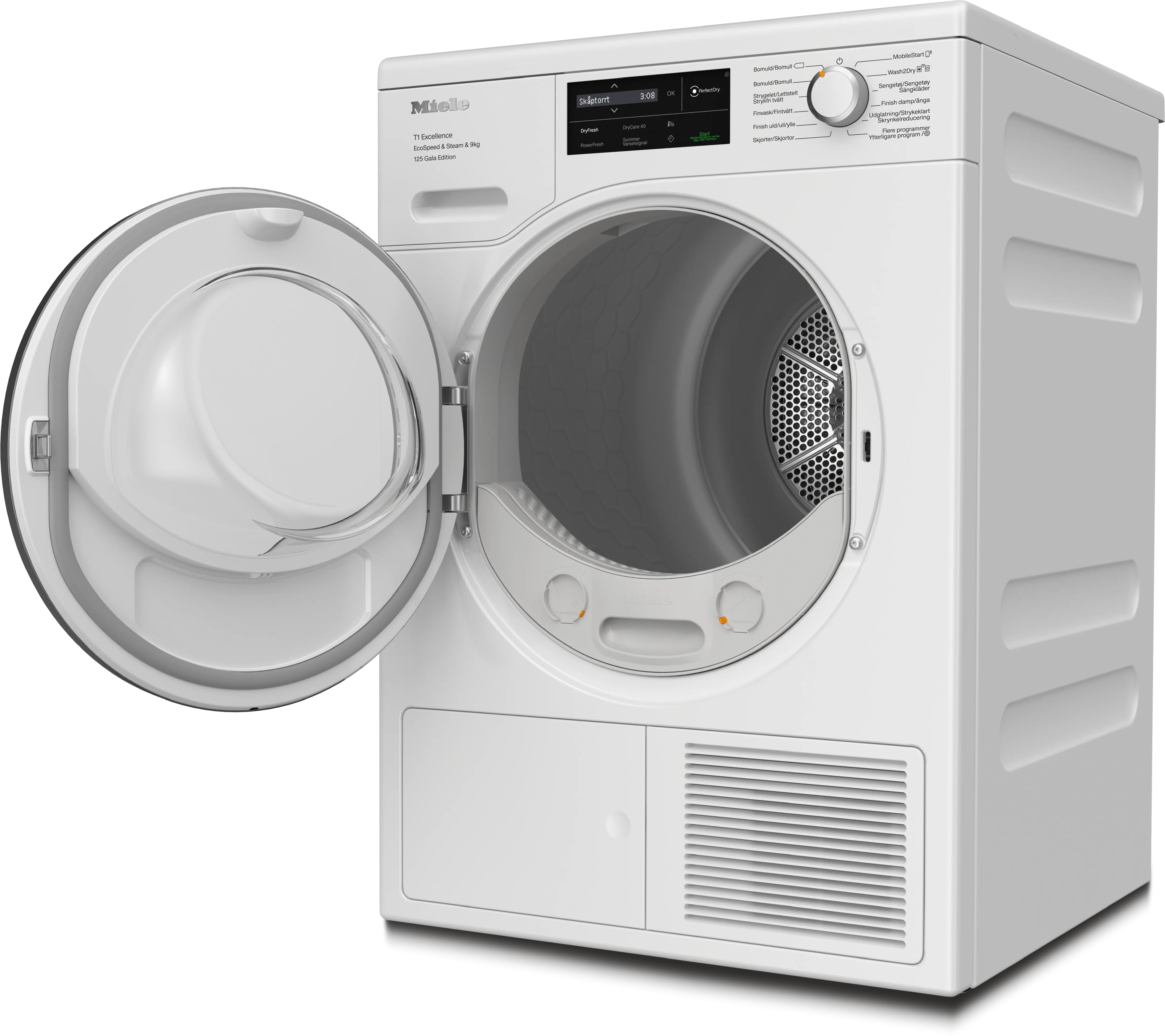 Hele ni kilo i tromlen med Miele TEL685WP 125 Gala Edition