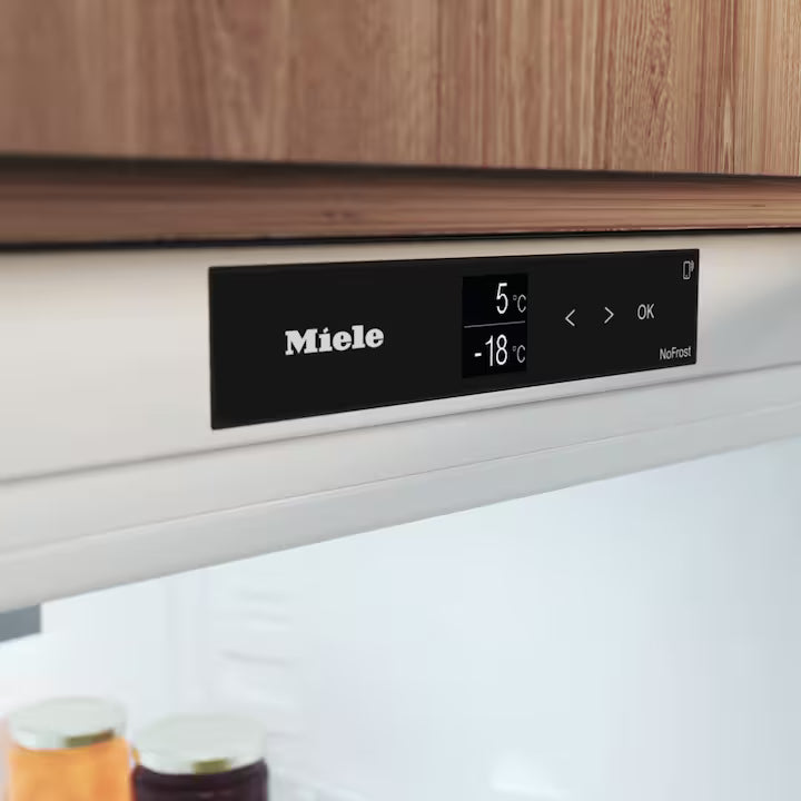 Miele KFN 7833 D XL integrerbart køle-/fryseskab kontrolpanel og NoFrost