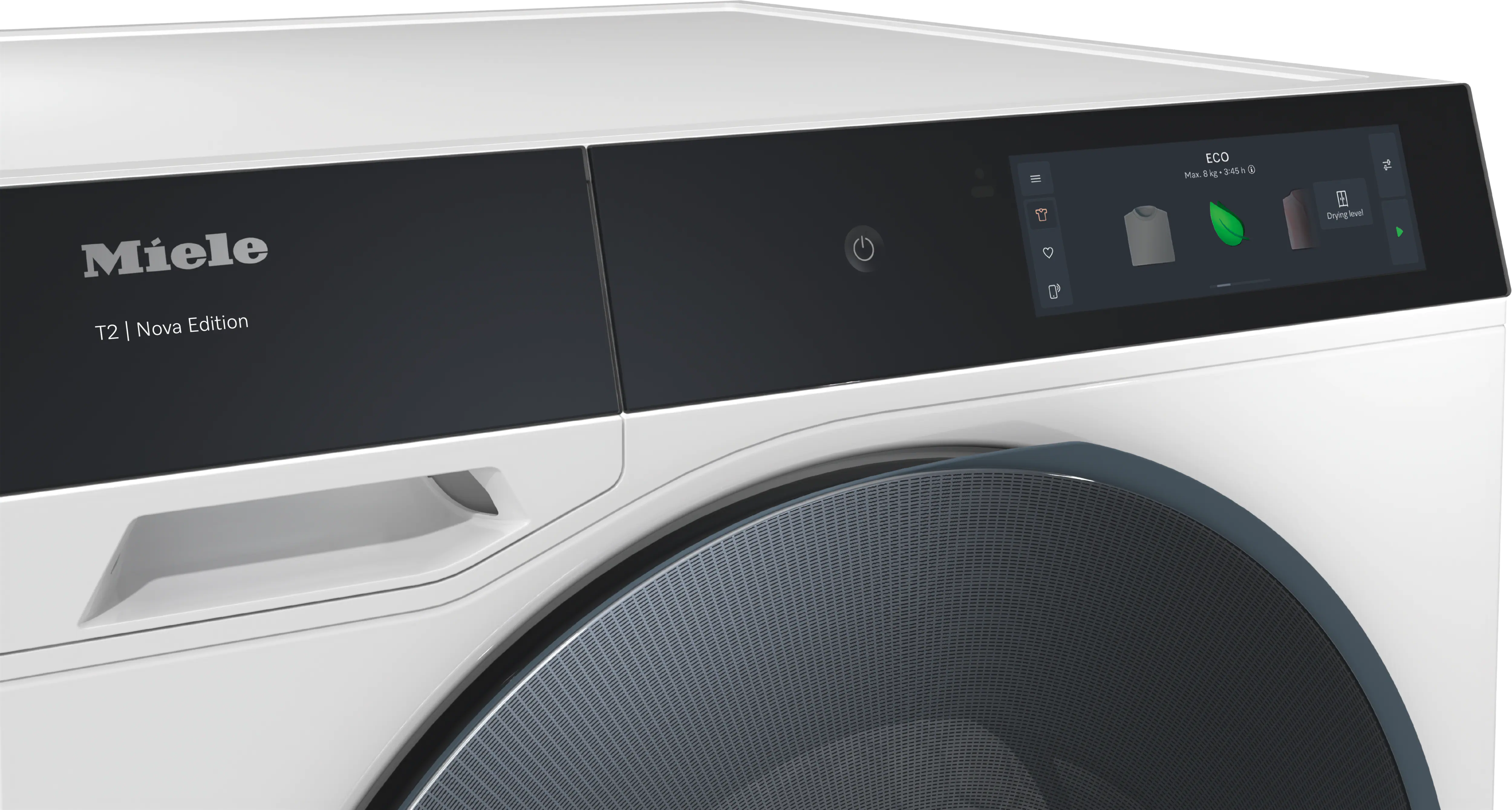 Brugerflade til Miele TQ 1000 WP Nova Edition