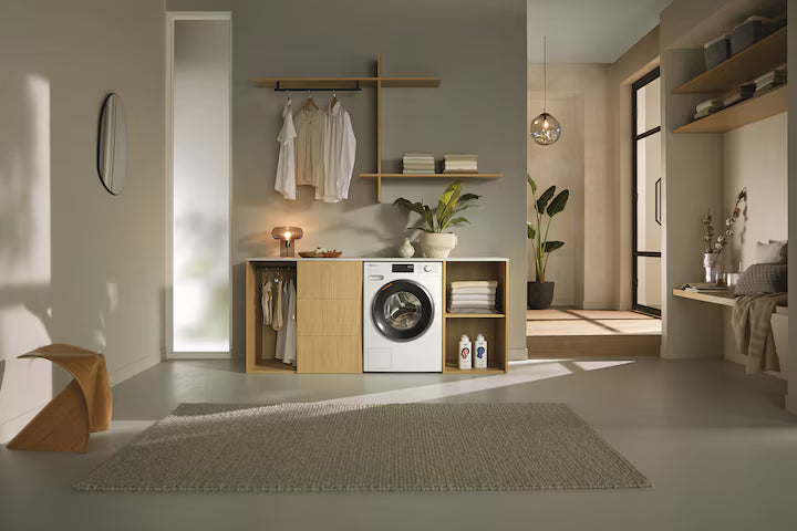 Miele WWE380WCS 8kg vaskemaskine i rum