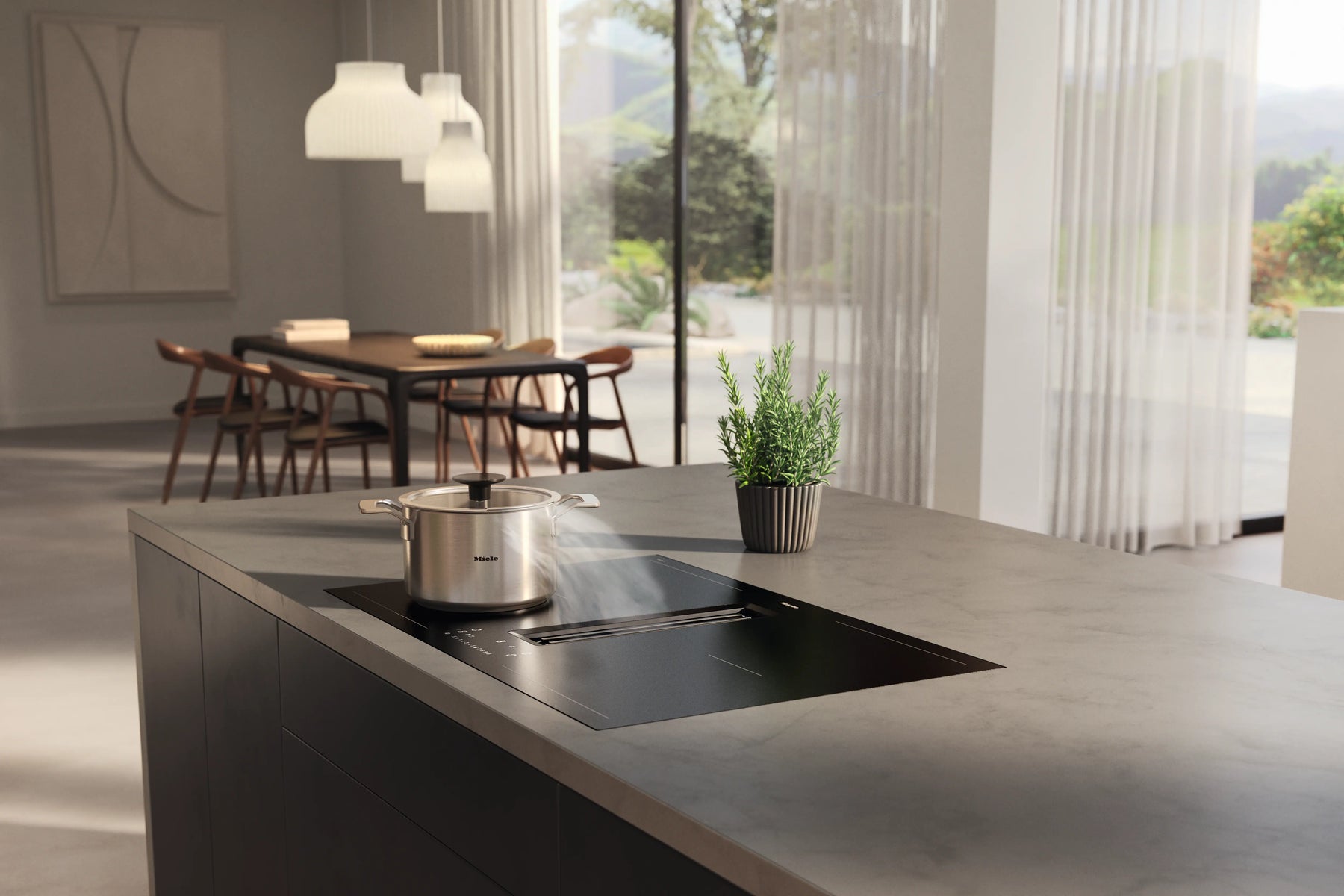 Miele KMDA7876FL-U Induktionskogeplade med recirkulation billede 8