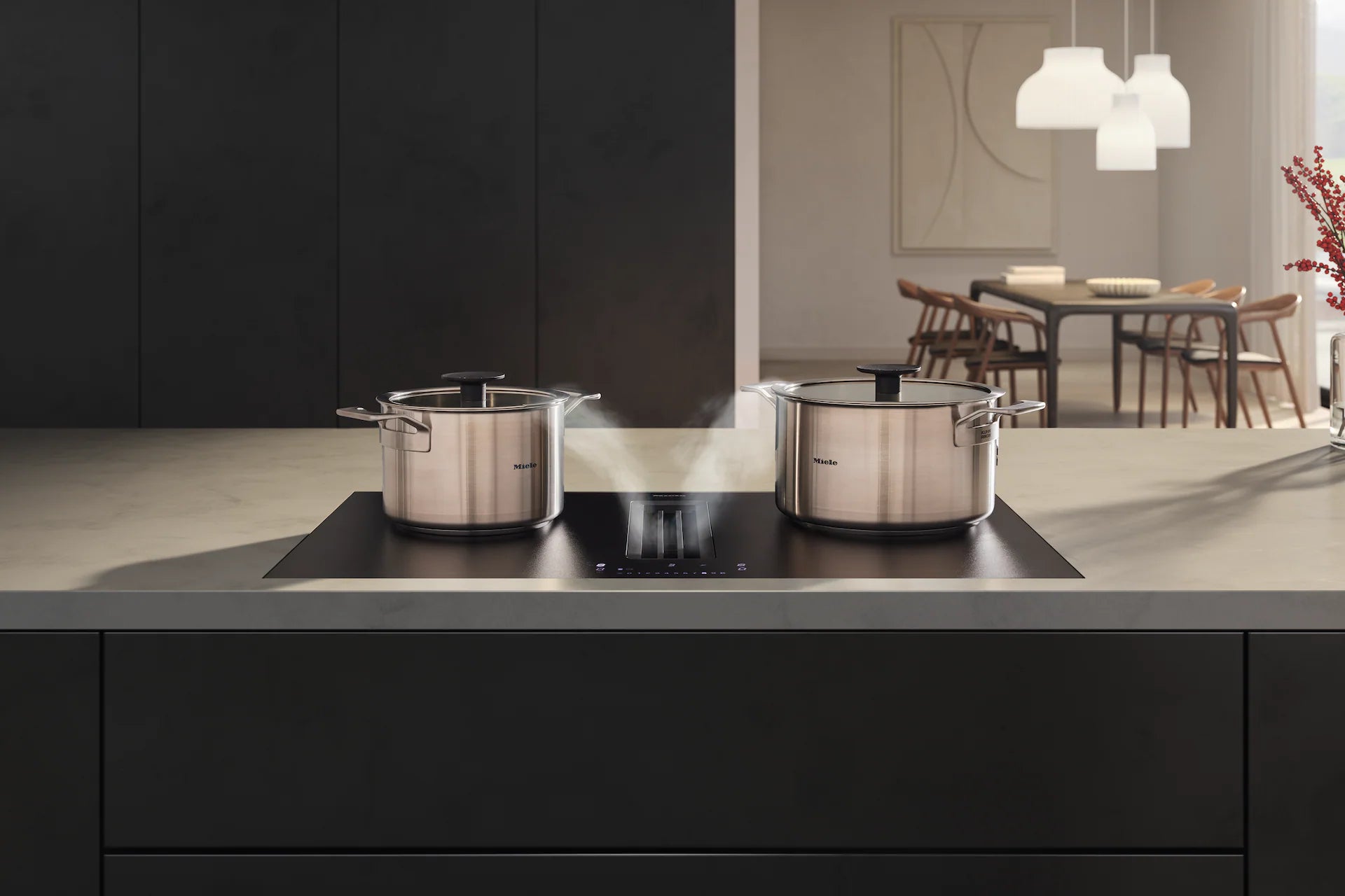 Miele KMKT 2040-3 4.0l Gryde duo på kogepladen